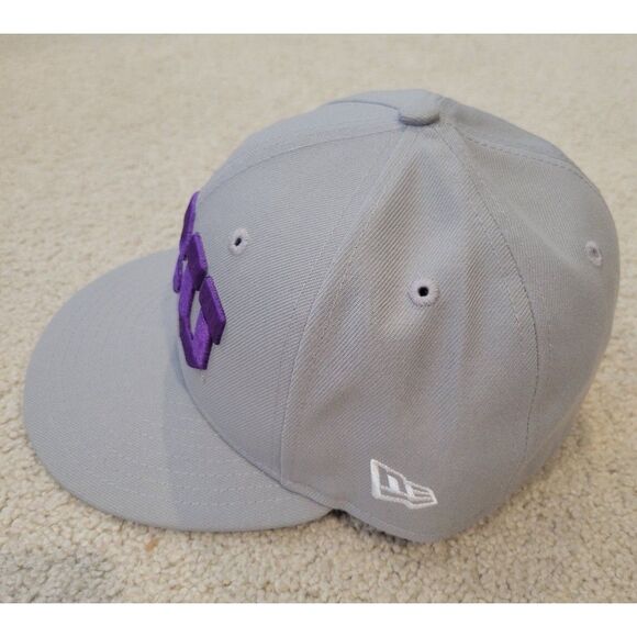 EUC New Era 59 fifty Grey Hat Cap Size 7 1/4 Horned Frogs Embroidery TCU - Picture 2 of 7